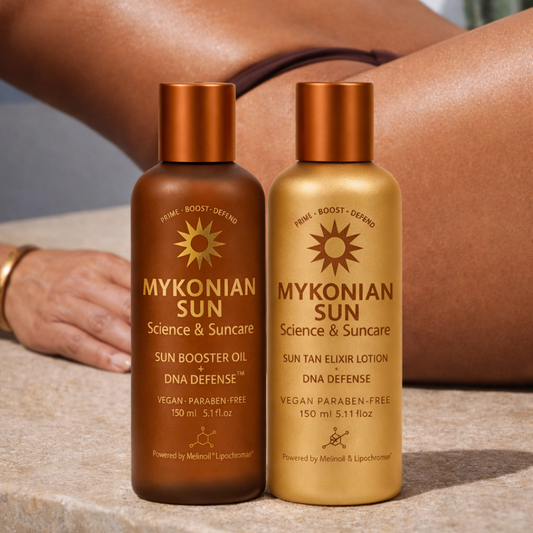 Booster Defense Duo – Tan Accelerator Lotion + Sun Booster Oil