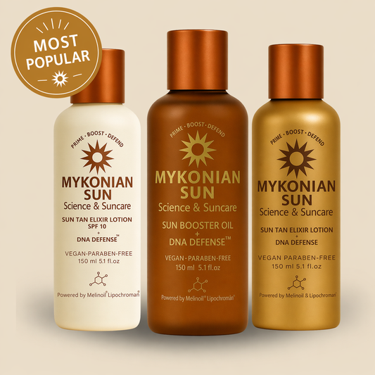 Smart Tan System™ – Prime, Boost & Defend - Complete bundle with Lotion, Oil & SPF 10